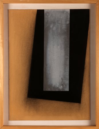 DI STEFANO NUNZIO (n. 1954) Senza titolo. 1994. Tecnica mista su cartone. Cm...