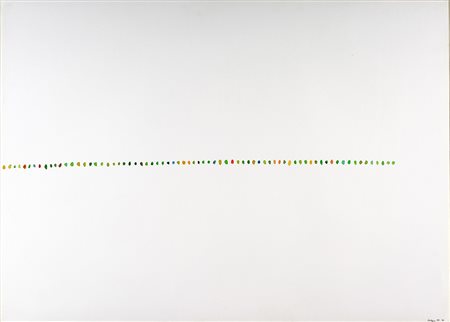 MARIO NIGRO 1917 - 1992 Senza titolo, 1992 Acquerello su carta, cm. 70 x 100...