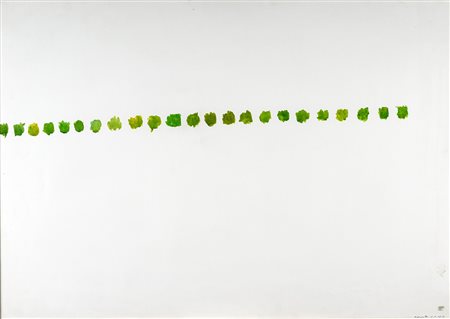 MARIO NIGRO 1917 - 1992 Senza titolo, 1987 Acquerello su carta, cm. 70 x 100...