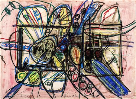 CLAUDIO COSTA 1942 - 1995 Studio per “Film”, 1962 Tecnica mista su carta, cm....