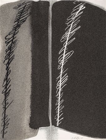 AGOSTINO FERRARI 1938 Senza titolo, 1989 Tecnica mista e sabbia su cartone,...