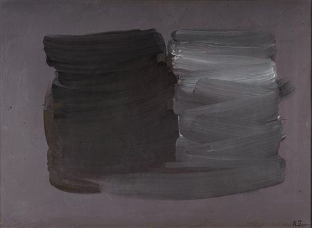 AGOSTINO FERRARI 1938 Senza titolo Acrilico su carta, cm. 68 x 93 Firmato in...