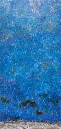 NATALE ADDAMIANO 1943 Quella sera con le stelle, 2011-12 Olio su tela, cm....