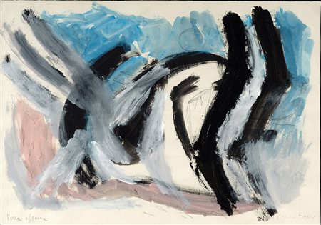 ARCANGELO 1956 Terra Afgana, 1982-83 Tecnica mista su carta, cm. 35 x 50...