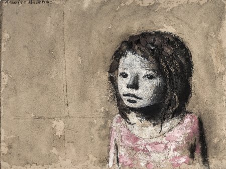 XAVIER BUENO 1915 - 1979 Senza titolo, 1969 Tecnica mista su tela, cm. 30 x...