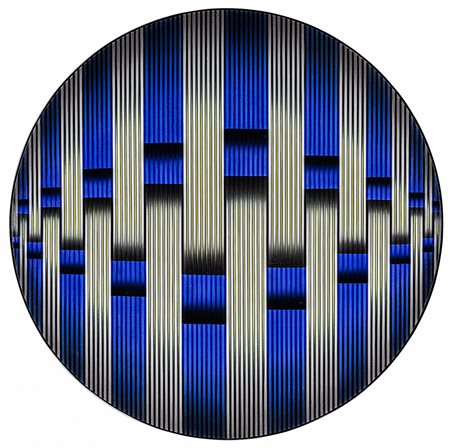 EDOER AGOSTINI 1923 - 1986 Dinamica percettiva, 1981 Acrilico su tela...