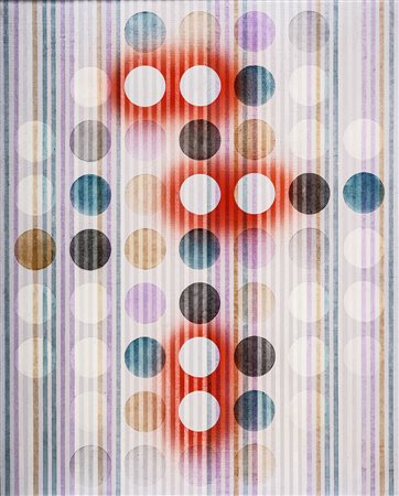 CARLO NANGERONI 1922 Senza titolo, 1990 Acrilico su tela, cm. 78,5 x 61...