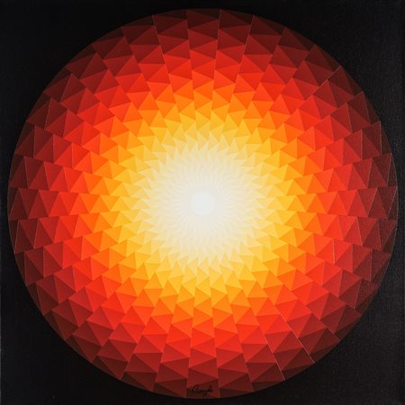 ENRIQUE CAREAGA 1944 - 2014 Mouvement circulaire VAUCL 4, 1967-2008 Acrilico...