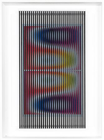 ALBERTO BIASI 1937 Senza titolo, 2010 Rilievo ottico dinamico Assemblaggio,...