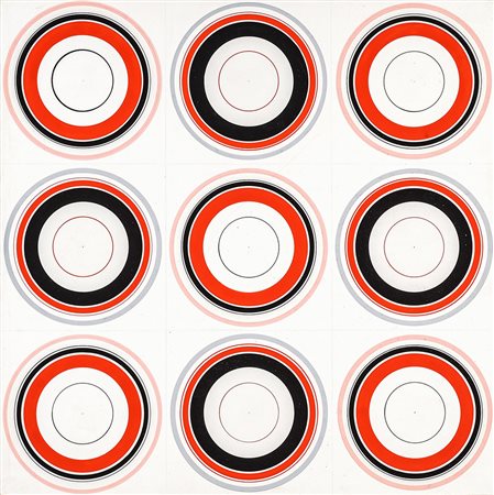 ANTONIO ASIS 1932 Expression Visuelle, 1995 Acrilico su cartone, cm. 35,3 x...