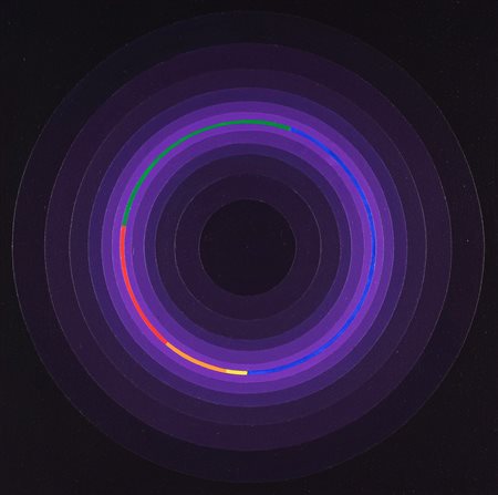 HORACIO GARCIA ROSSI 1929 - 2012 Senza titolo, 1983 Acrilico su tela, cm. 40...