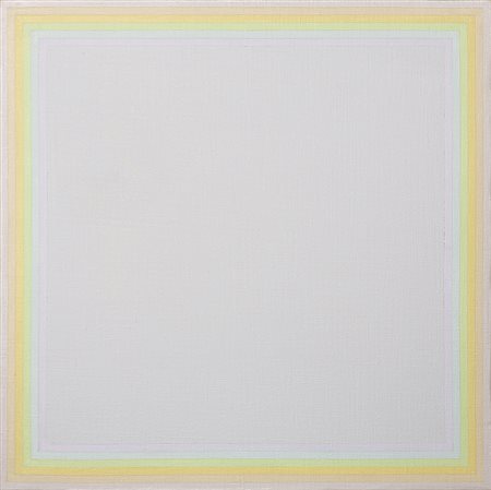 JORRIT TORNQUIST 1938 Opus 509, 1974 Acrilico su tela, cm. 40 x 40 Firmato e...