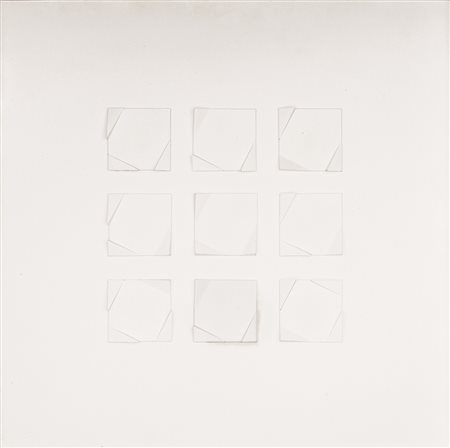 CLAUDIO ROTTA LORIA 1949 Spazializzazione di forme quadrate, 1981 Rilievi su...