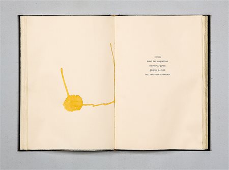 EMILIO ISGRO' 1937 Immagina quale, 1984 Tecnica mista su libro in box di...