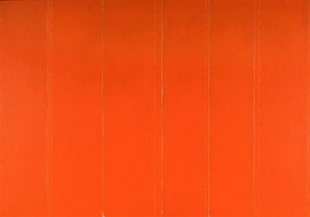 CLAUDIO VERNA 1937 A 168, 1972-73 Acrilico su tela, cm. 91 x 130 Firmato e...