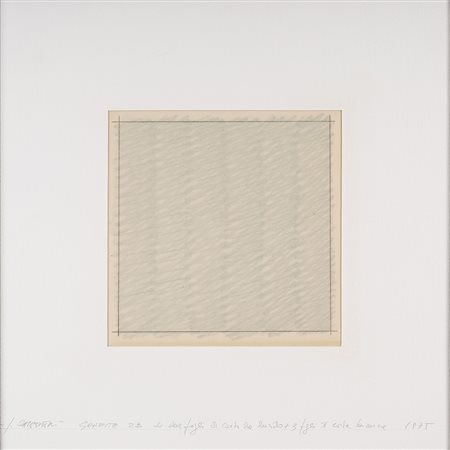 GIANFRANCO ZAPPETTINI 1939 Grafite 2B su due fogli di carta da lucido + 3...