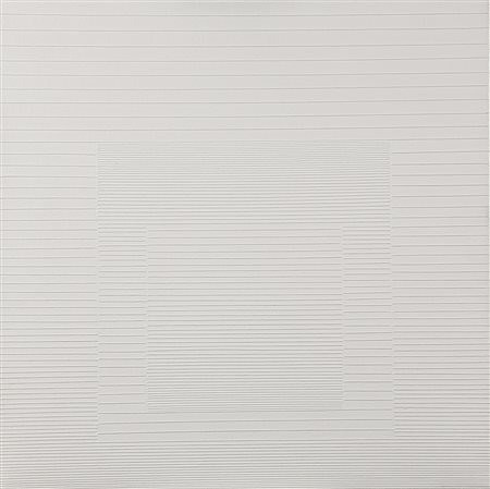 JOAO MARIA ESTER 1944 Omenaje a Albers III, 1999 Acrilico e fili applicati su...