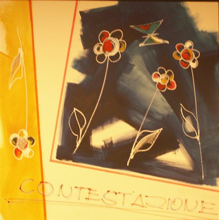 Antonio Del Donno olio su tela 120x120 archivio Del Donno