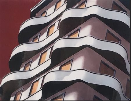 Marco Petrus olio su tela 60x80 autentica dell'artista su foto