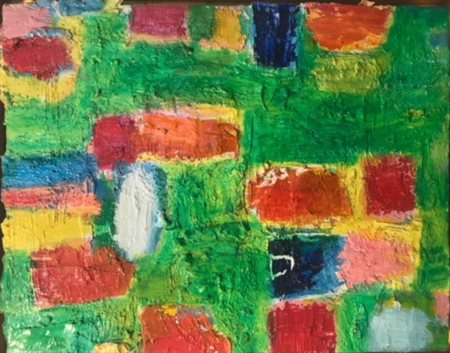 Nicola De Maria olio su tela 40x50 archivio De Maria