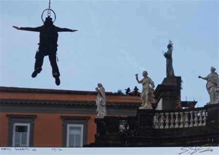 SHIMAMOTO SHOZO (Giappone 1928) "Napoli performance del 2006" 2000 Fotografia...