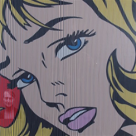 MALIPIERO (Brescia 1934) "Volto" 2015 Tecnica mista su cartone cm. H: 60.00...