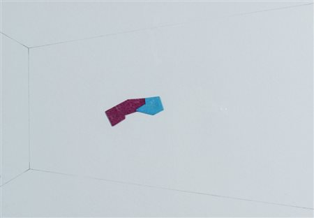 PINELLI PINO (CATANIA 1938) "Senza titolo" 1982 Collage su carta cm. H: 50.00...