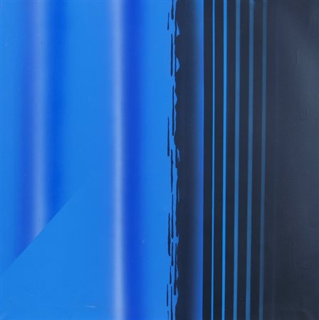 FINZI ENNIO (Venezia 1931) "Grammaticando - spazio luce" 2003 Olio su tela...