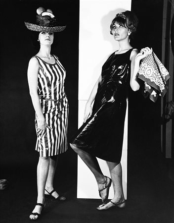 ALDO BATTAGLIA Moda 1960 ca.Stampa fotografica vintage alla gelatina sali...