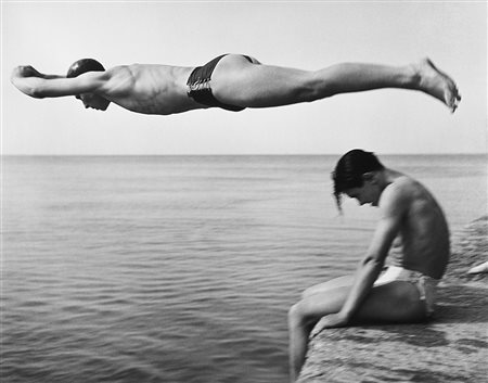 Nino Migliori (1926)Il tuffatore 1954Stampa fotografica alla gelatina sali...