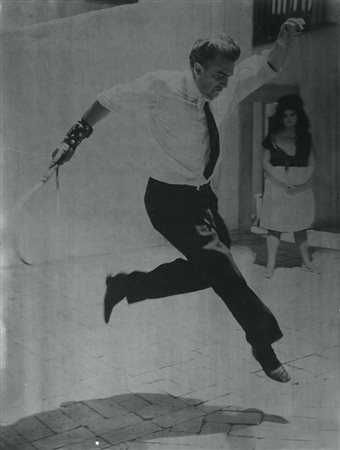Tazio Secchiaroli (1925 - 1998)Fellini nel film 8 1/2 1963Stampa fotografica...
