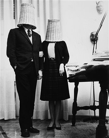 JERRY BAUER (1960)Alberto Moravia e Dacia Maraini 1970 ca.Stampa fotografica...