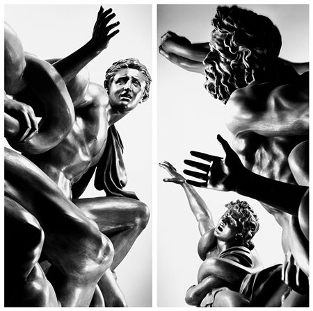 Mimmo Jodice (Napoli 1934)Laocoonte 2003Due stampe fotografiche vintage alla...