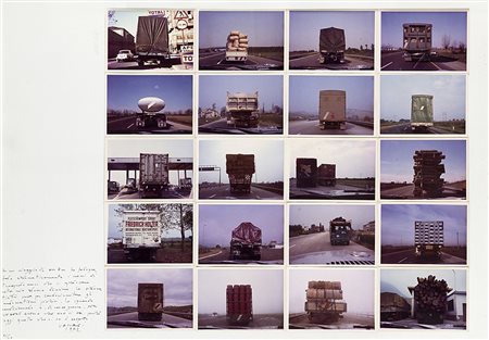 FRANCO VACCARI (1936)700 Km di esposizione Modena Graz 1972Opera composta da...