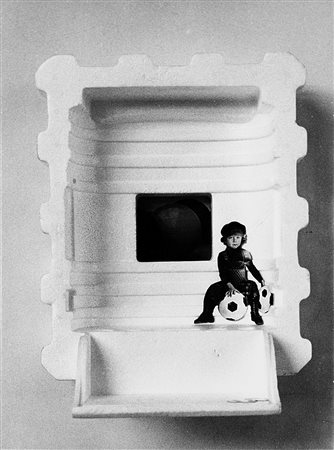 Tomaso Binga (1941)La sfida 1970 ca.Stampa fotografica vintage alla gelatina...