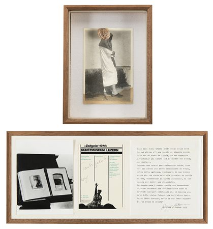 ADRIANO ALTAMIRA (1947)Kunstmuseum Luzern 1975Opera composta da una cartolina...