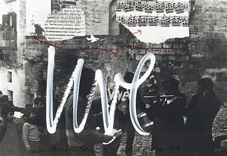 William Xerra (Firenze 1937)Matera vive 1979Fotografia dipinta con interventi...