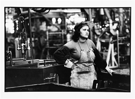 Paola Agosti (1947)Operaia 1970 ca.Stampa fotografica vintage alla gelatina...