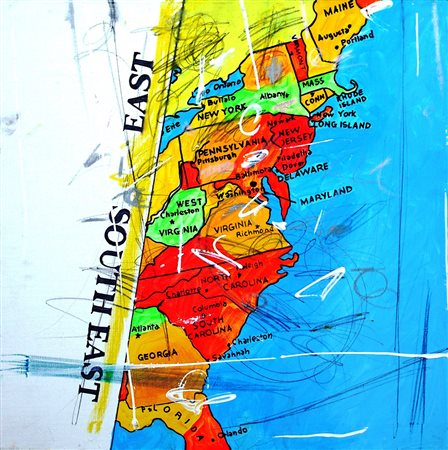 Enrico Manera 1947, Asmara (Eritrea) - [Italia] East Southeast tecnica mista...