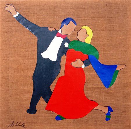 Marco Lodola 1955, Dorno (Pv) - [Italia] senza titolo tecnica mista su juta...