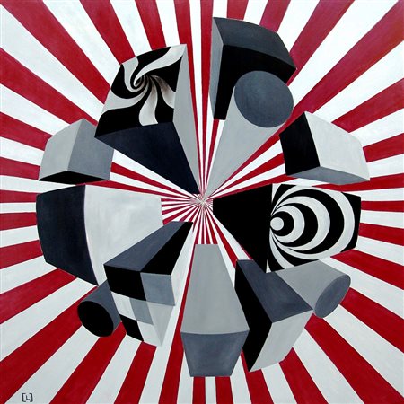 Laura Gigli 1986, Osimo (An) - [Italia] Explosion olio su tela 80x80 cm 2017...