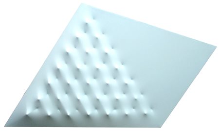 Romano Leli 1957, Aversa (Ce) - [Italia] Sky acrilico su tela trapezoidale...