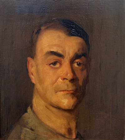 Giovanni Grande 1887, Torino (To) - 1937, Torino (To) - [Italia] Figura olio...