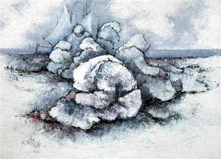 Mario Lupo 1926, Giulianova (Te) - 1992, Grottammare (Ap) - [Italia] Attesa...