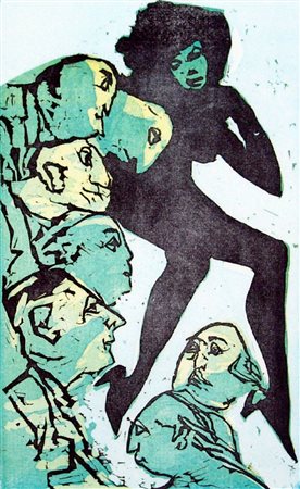 Mino Maccari 1898, Siena (Si) - 1989, Roma (Rm) - [Italia] senza titolo...