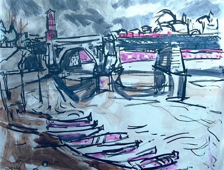 Angelo Savelli 1911, Pizzo (Vv) - 1995, Brescia (Bs) - [Italia] senza titolo...