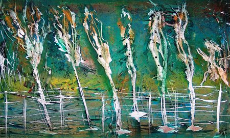 Tranca 1969, Montecassiano (Mc) - [Italia] Immortalati smalto su tavola 37x60...