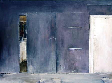 Gabriella Maino 1942, Verbania (Vb) - [Italia] Spiragli acrilico su tela...