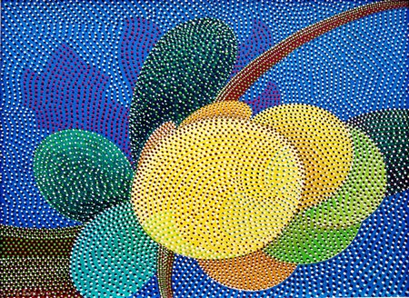 Fausto Luzi 1940, Fermo (Fm) - [Italia] Composizione tecnica mista su tela...