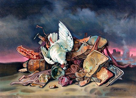 Alfio Presotto 1940, Torre di Mosto (Ve) - [Italia] Ecologia olio su tela...